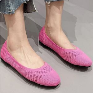 BRAND NEW SHOE LAND EVER MEMORY ROUND TOE KNITTEED WOMEN'S FLAT SHOE